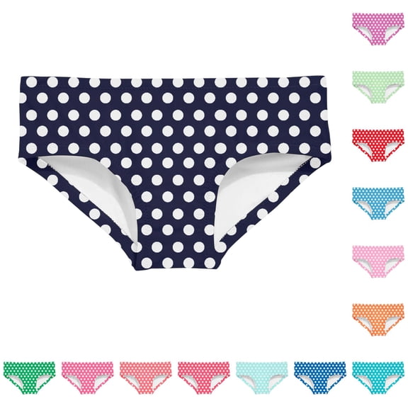 OSOLU Girls Swimsuit Briefs Bottom Polka Dot Summer Swimwear Stretchy Soft Kids Girl Bathing Suit 2-8Y Cute Beachwear