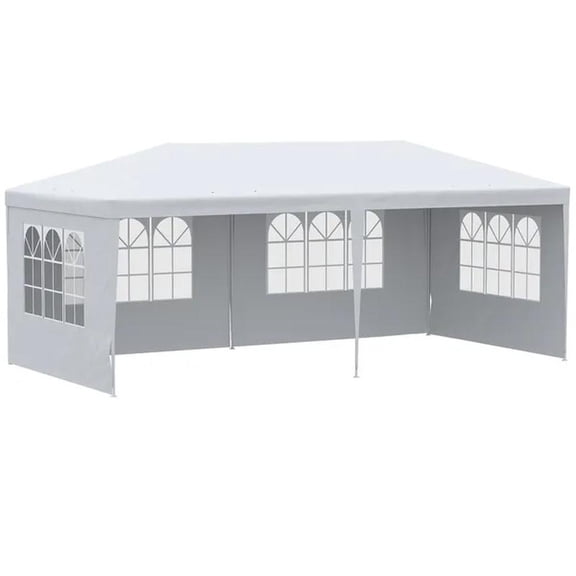 Grand Gazebo Haven: Large Canopy Party Tent with Removable Side Walls