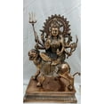 thumbnail image 4 of Large Maa Durga Statue, Religious Statues, Hindu Goddess Sculpture, Hinduism Statues, Ambaji Figurine, Home Decor, Temple Decor, Wall Decor, Housewarming - AtoZ India Cart, 4 of 4