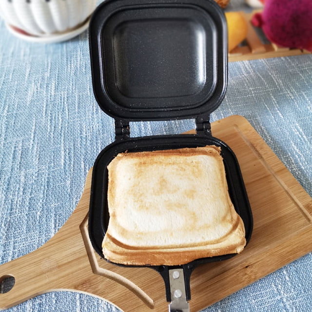 Raindrops Sandwich Maker Pan Multi-Functional Breakfast Tool for Grilling and Baking 1Pack