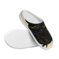 thumbnail image 3 of Lsque Owl with Mandala Pattern Womens Comfort Cotton on Scuff With Memory Foam and Anti-skid Sole Slipper-42/43, 3 of 7