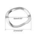thumbnail image 3 of 10Pcs 16mmx21mmx0.3mm Arandela de resorte de acero inoxidable 304 para tornillo, 3 of 3