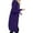 Purple, variant on Women's Popular Sweater Women's Medium Long Plush Insert Bag Hooded Zipper Windbreaker Coat Women