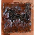 thumbnail image 3 of Wiley, Marta 12x13 Black Modern Framed Museum Art Print Titled - Sepia horse crackle, 3 of 5