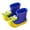 C8 Blue, variant on Yuncity Toddler Rain Boots Boys Grils Ankle Water Shoes Waterproof Cute Cartoon Non- Outdoor Daily And Rainy Days Wear Unisex Toddler Boots Size 2-3 Years Blue