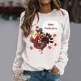 thumbnail image 2 of WEAIXIMIUNG Sweatshirts à Col Rond Graphiques pour Femmes Décontracté Ample Imprimé, 2 of 4