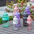 thumbnail image 6 of BPA Free Outdoor Portable 600-2000ML Travel Sports Water Bottle Kettle Large Capacity Drinking Sucker PINK 1500ML, 6 of 8