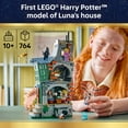 thumbnail image 4 of LEGO Harry Potter Luna Lovegood’s House Building Toy for Girls & Boys - Pretend Play & Display Book Shelf or Bedroom Decor for Kids - W/Luna's Hare Patronus - Gift Idea for Birthdays - 76467, 4 of 8