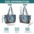 thumbnail image 4 of FORMRS Tote Bag for Women Quilted Large Capacity Travel Work Carry On Shoulder Handbag, Crystal Moon, 4 of 7