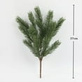 thumbnail image 3 of Artificial Cedar Branches, Christmas Green Sprigs, 5PCS Faux Needle Stems for DIY Wreaths and Tree Decorations, Flexible Plastic Leaves, 14.6 Inch Long, 3 of 9