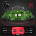 thumbnail image 3 of Electric Ride on Bumper Car for Kid, 6V/12V Powered Toy Car with Remote Control, 360 Degree Rotation, Free Numbers Stickers and Colorful LED Lights, 3 of 7