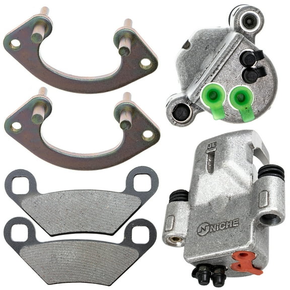 Niche Rear Left Right Brake Caliper Pad Set for Polaris Sportsman 400 ATV MK1001280
