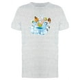 thumbnail image 1 of Funny Man Swimming On The Ice Tee Men's -Image by Shutterstock, 1 of 2