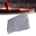 thumbnail image 4 of Housse de Spa Ronde, 190 Polyester Taffetas Argenté Housse Imperméable pour Meubles d'Extérieur Housses Anti-Poussière pour Baignoire Ronde avec Sac de Rangement pour Spas et Sources Chaudes, 4 of 7