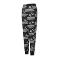 thumbnail image 3 of xiaxaixu Female Thickened Elk Print High Waist Pyjama Trousers Lacing Pants, 3 of 9