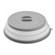 thumbnail image 1 of Tapa antisalpicaduras para microondas con asa, plegable, ventilada y con orificio para gancho, protección contra salpicaduras para platos, cuencos, resistente al calor, sin BPA., 1 of 8