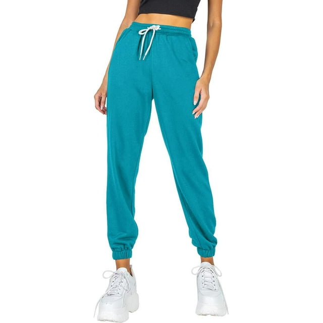 GHSDFBB Pantalon de Jogging Athlétique Taille Haute pour Femmes