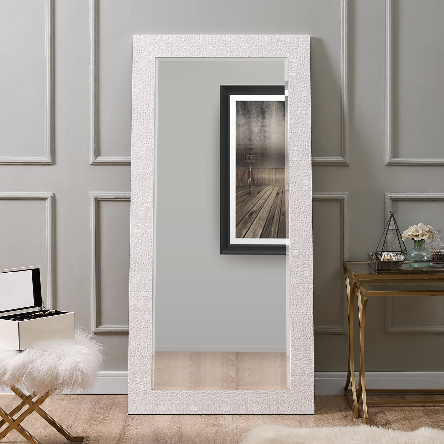 Mosaic Style Full Length Mirror, Wall Mirror, Floor Mirror, Large ...