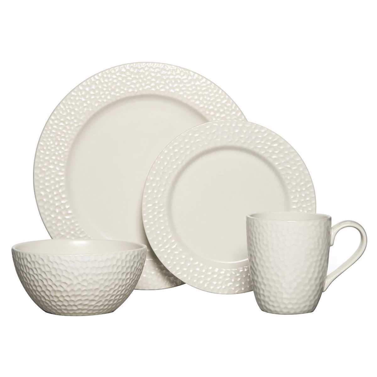 Gourmet Basics by Mikasa Hayes 16piece Stoneware Dinnerware Set