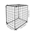 thumbnail image 3 of WHAMVOX 1Pc Cat Carrier Cage for Travel with Rust-proof Metal for Pet Owners, 3 of 8
