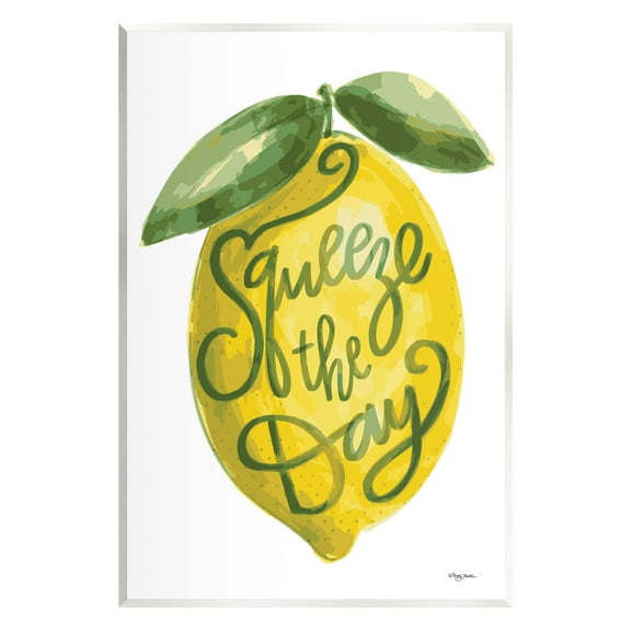 Stupell Industries Minimal Squeeze The Day Food & Beverage Painting Unframed Art Print Wall Art, 10 x 15