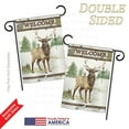thumbnail image 3 of Breeze Decor BD-WL-G-110105-IP-BO-D-US18-WA 13 x 18.5 in. Welcome Deer Nature Wildlife Impressions Decorative Vertical Double Sided Garden Flag, 3 of 4