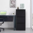 thumbnail image 4 of 3 Drawer File Cabinet with Lock,Large Metal Vertical File Cabinets for Home Office, Heavy Duty Steel Lockable Filing Storage Cabinet for Letter/Legal/A4/F4 Size File, 4 of 7