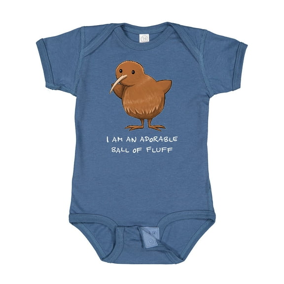 Inktastic I Am an Adorable Ball of Fluff Cute Kiwi Bird Boys or Girls Baby Bodysuit