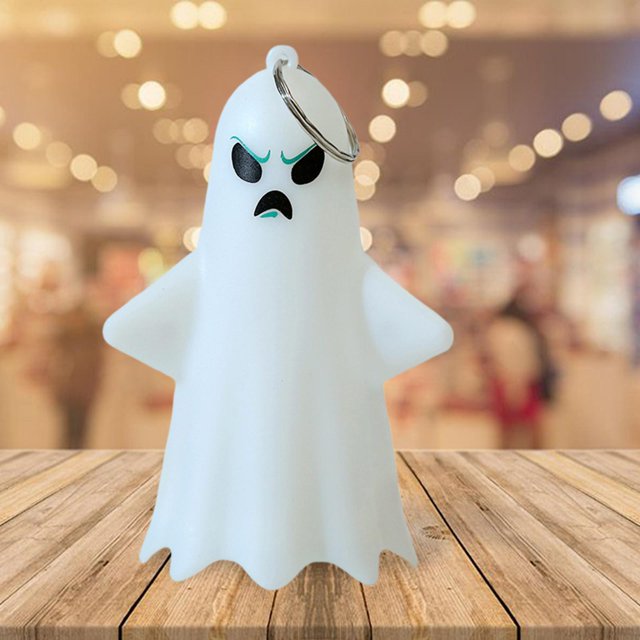 Decoración de Halloween Colgante Blanco Funciona con Pilas para Niños EstiloE Soledad pequeña luz de noche