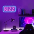 thumbnail image 6 of RIZZ LED Neon Sign Neon Sign Light 15.7"x 7.8" LED Neon Light with On/Off Switch Wave Neon Sign for Wall Home Party Decoration, 6 of 7