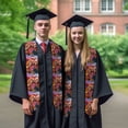 thumbnail image 7 of Fotbe Oil Paintings of Elephants Printed Class of 2024 Graduation Stole, 7 of 7