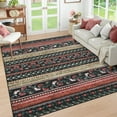 thumbnail image 3 of Area Rug for Kids Room, Non-Slip Indoor Carpet, Modern Floral Line, Contemporary Bedroom Accent, Stain-Resistant Boho Rug for Living Room, 3 of 11