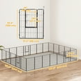 thumbnail image 3 of PawHut 24 Panels 39" Height Heavy Duty Dog Playpen for S M L Dogs, 3 of 10