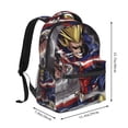 thumbnail image 2 of My Hero Academia Backpack, Anime Daypack Backpack, Casual Travel Laptop Backpack For College Daily, Lightweight Large Capacity Daypack Book Bag, Fit 15 Inch Laptop, 2 of 7