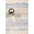 thumbnail image 4 of Pasargad Home Modern 97" x 119" Hand-Knotted Silk & Wool Area Rug in Mauve/Blue, 4 of 5