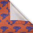 thumbnail image 6 of Ambesonne Magician Valance & Curtain, Witch Wizard Hat Halloween, 55"x24", Dark Orange Blue Violet, 6 of 7