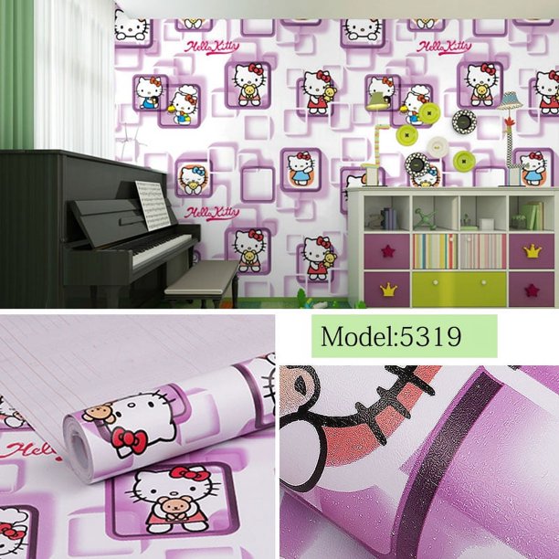Fondo de pantalla 3d de hello kitty de alta calidad para niños