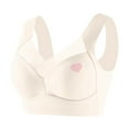 thumbnail image 4 of Sakmal Full Coverage Womens Bras Lace Beige Bralette Balconette Soft Ladies Bras L, 4 of 8