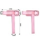thumbnail image 5 of 2 correas de muñeca para levantamiento de pesas, muñequeras cómodas para mujeres y hombres, transpirables. Rosa, 5 of 5