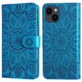 thumbnail image 1 of Funda tipo cartera GANGXUN para iPhone 13 Mini , diseño girasol, cuero PU, soporte, cierre magnético, tarjetero, 1 of 5