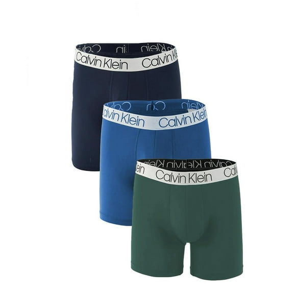 Calvin Klein Mens Microfiber Boxer Briefs 3 Pack BNP2739-310/B, Medium