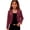 Wine, variant on YOUYEDIAN Teen Girls Sequin Cardigan Jackets Kids Open Front Sparkly Long Sleeve Crop Tops Shiny Bling Dressy Casual Holiday Party Outfits (Black, 8-9 Years)