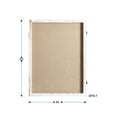 thumbnail image 3 of HBCY Creations 18x24 Whitewash Wood Shadow Box Display Case - Solid Wood with Acrylic Window - Security Latch - For Mementos and Keepsakes, 3 of 9