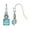 Blue, variant on 1928 Jewelry Square AB Crystal Crystal Aurora Borealis Drop Earrings
