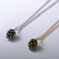 thumbnail image 6 of AYYUFE Vintage Women Pine Cone Shape Pendant Thin Chain Necklace, 6 of 7