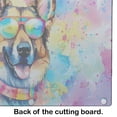 thumbnail image 3 of German Shepherd Hippie Dawg Glass Cutting Board Large 12 in x 15 in, 3 of 5