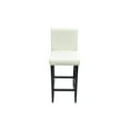 thumbnail image 2 of vidaXL 2x Bar Stools Faux Leather Lounge Seating Counter Chairs White/Black, 2 of 17