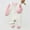 Pink, variant on Riecok Newborn Baby Boys Girls Clothes Long Sleeve Round Neck Solid Color Onesie Newborn Baby Cotton Onesie Green 1Years