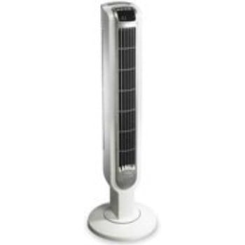 3-1/2" oscillating tower fan, 3 speed
