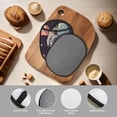 thumbnail image 4 of Naloa Astronaut With American Flag Silicone Pot Holders, Oven Mitts Heat Resistant Hot Pads, Non Slip Pot Holder for Kitchen Baking and Cooking 9.4 x 7.5 Inches, 4 of 7
